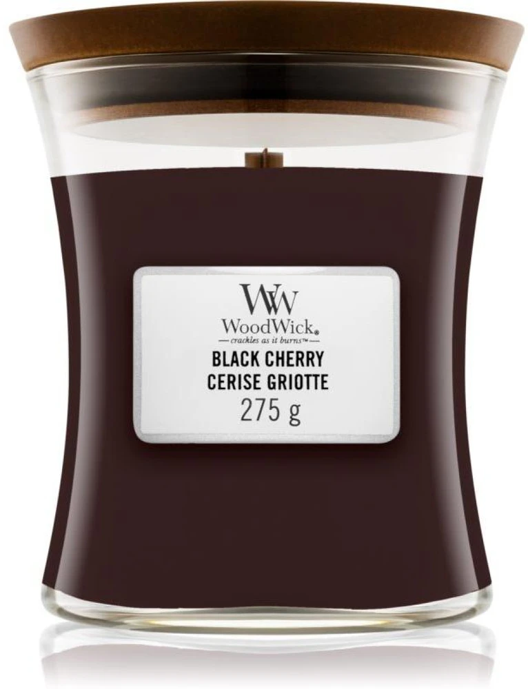 WoodWick Aromatinė žvakė (Black Cherry), 275 g