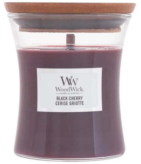 WoodWick Aromatinė žvakė (Black Cherry), 85 g