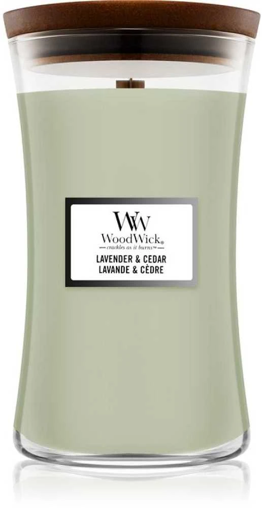 WoodWick Aromatinė žvakė (Lavender & Cedar), 609,5 g