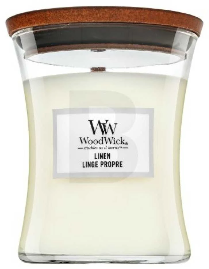WoodWick Aromatinė žvakė (Linen), 275 g