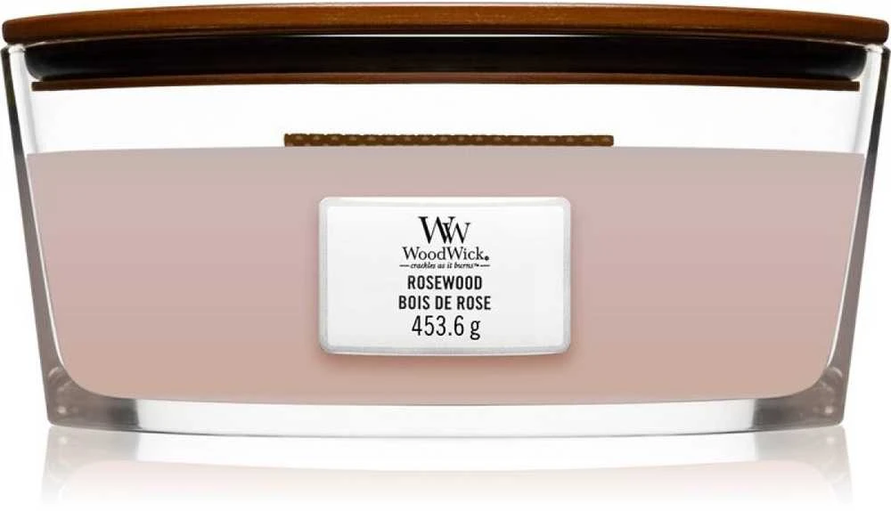 WoodWick Aromatinė žvakė (Rosewood), 453,6 g