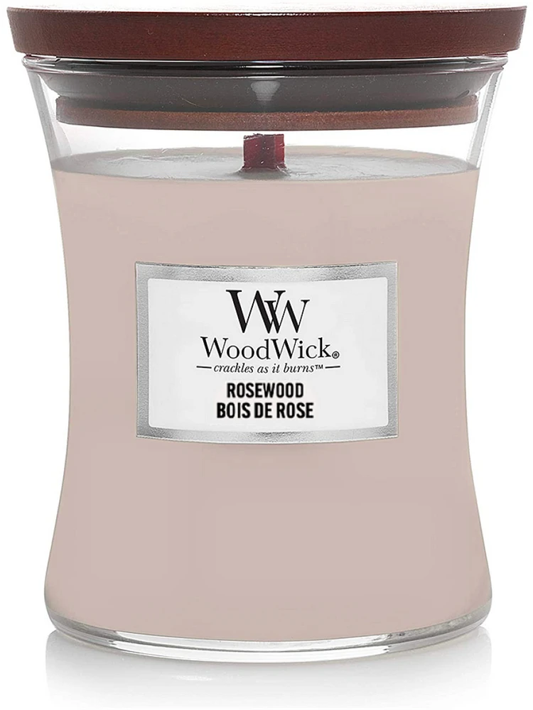 WoodWick Aromatinė žvakė (Rosewood), 275 g