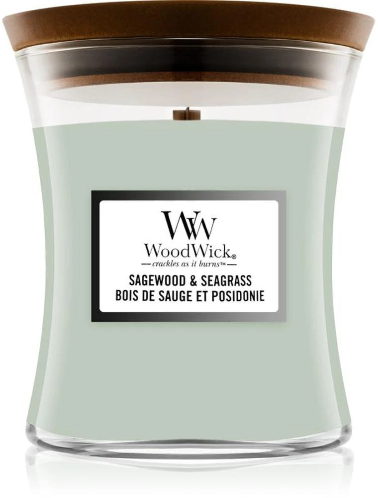 WoodWick Aromatinė žvakė (Sagewood & Seagrass), 275 g