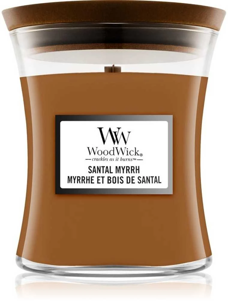 WoodWick Aromatinė žvakė (Santal Myrrh), 275 g