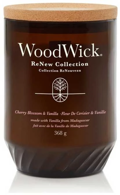 Woodwick Aromatinė žvakė (Cherry Blossom & Vanilla), 368g