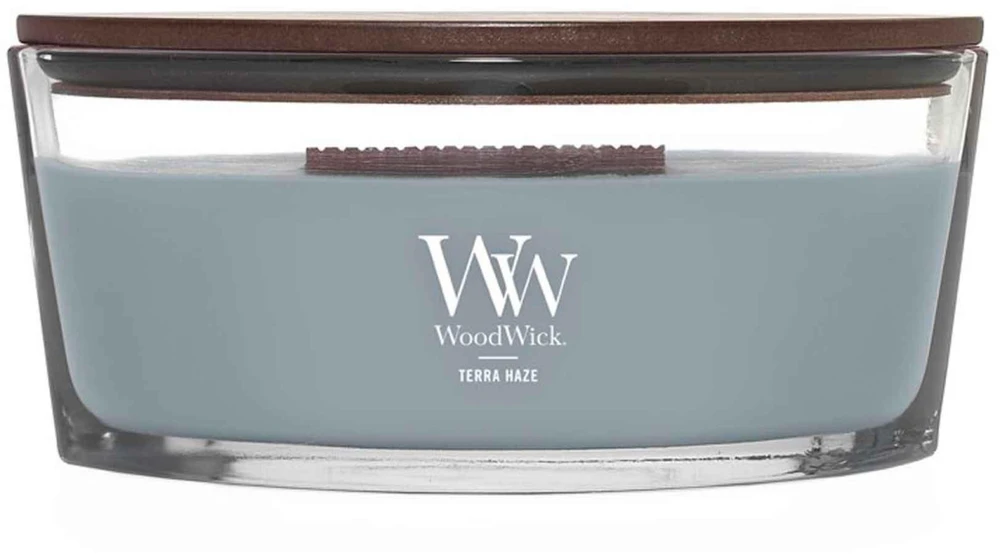 WoodWick Aromatinė žvakė (Terra Haze), 453,6 g