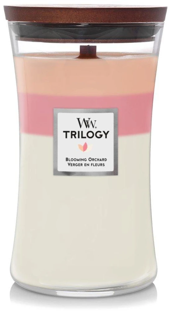 WoodWick Aromatinė žvakė (Blooming Orchard), 609,5 g