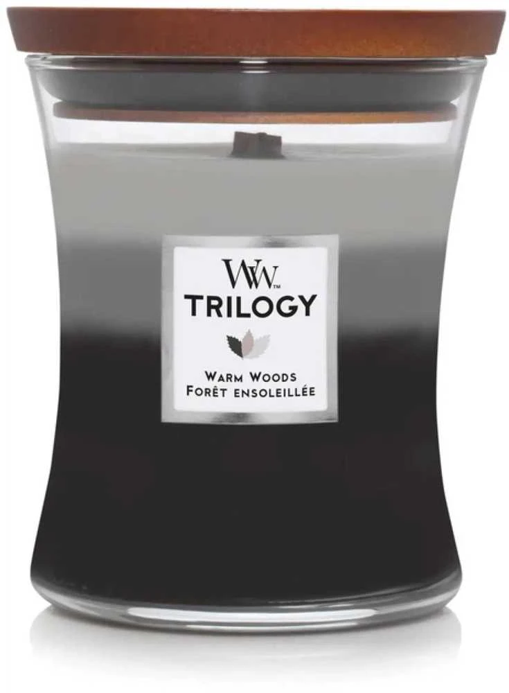 WoodWick Aromatinė žvakė (Warm Woods), 275 g
