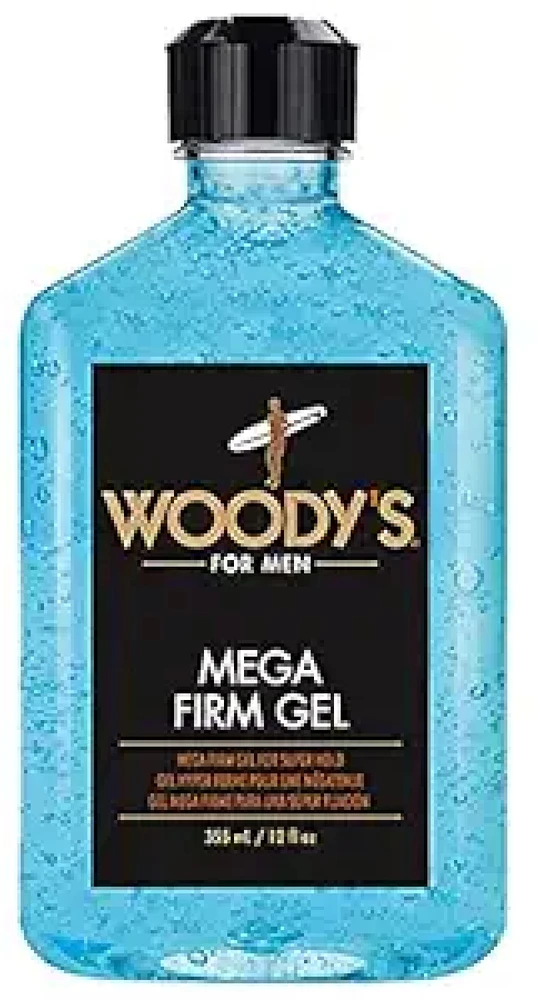 Woody's Mega Firm Gel gelis plaukams, 355 ml