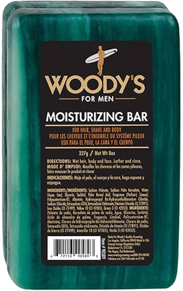 Woody's Moisturizing Bar drėkinantis muilas, 227 g