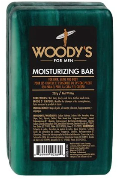 Woody's Moisturizing Bar drėkinantis muilas, 227 g