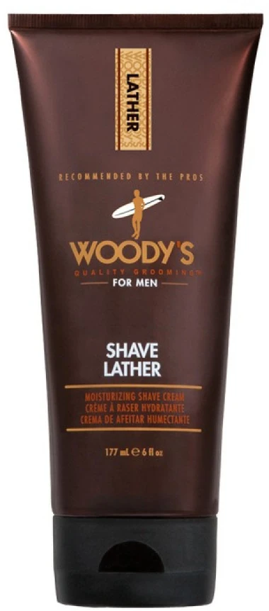 Woody's Shave Lather skutimosi kremas, 177 ml