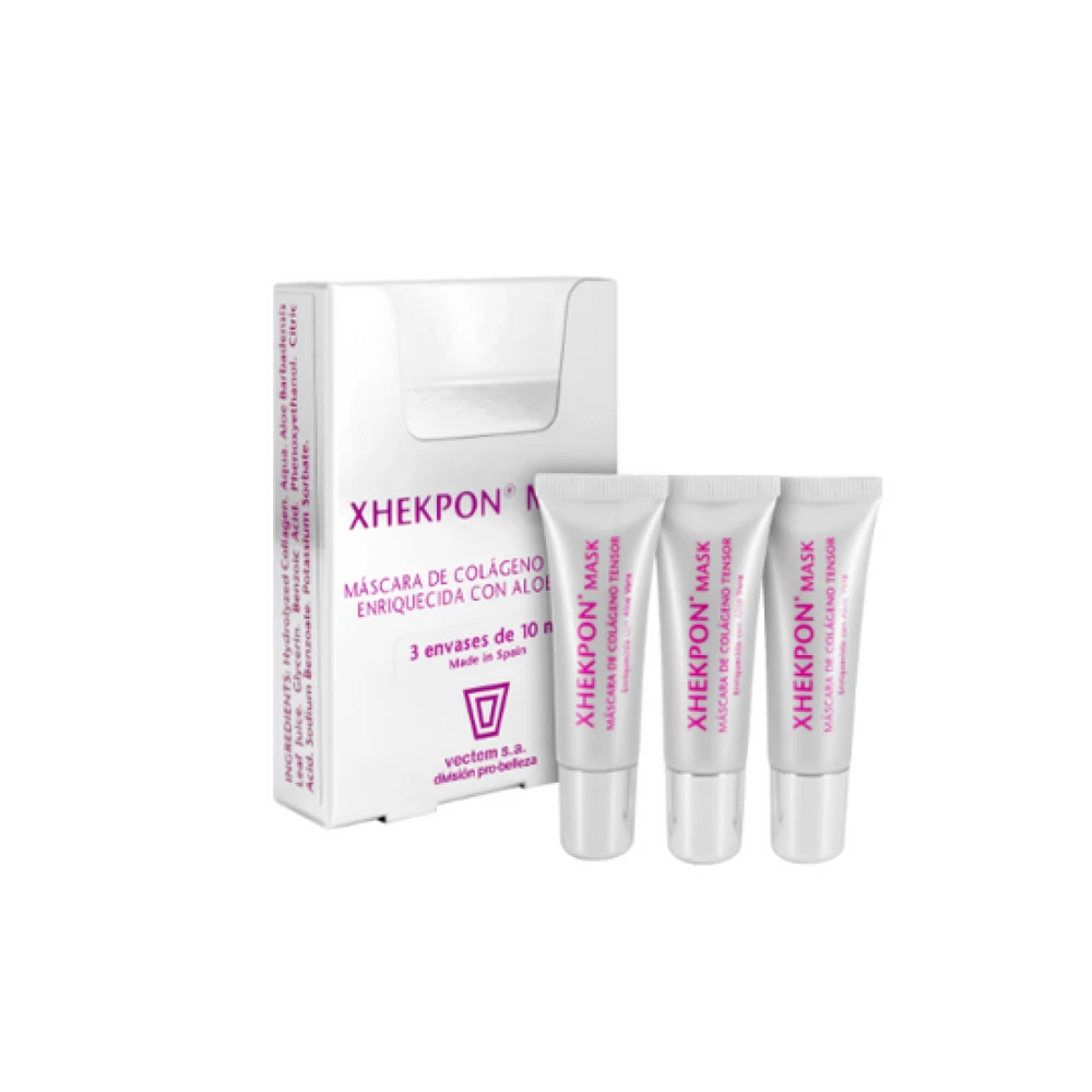 Xhekpon kaukė Tamprumo kolageno kaukė 3x10ml