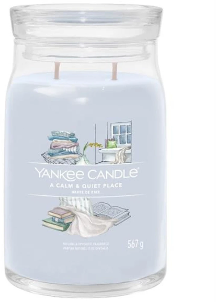 Yankee Candle Aromatinė žvakė Signature large glass A Calm - Quiet Place 567 g