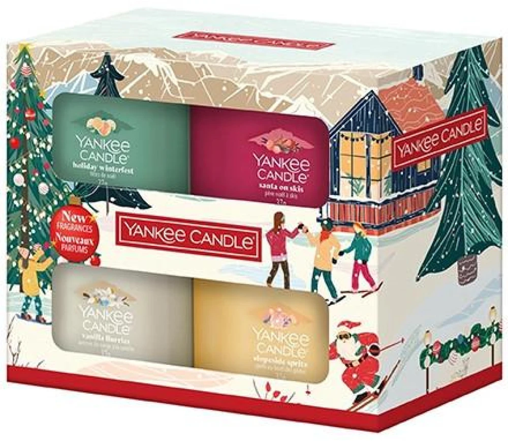 Yankee Candle žvakutės „Apres Ski Rinkinys“ 4 vnt.