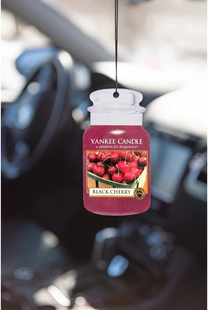 „Yankee Candle“ automobilio kvapiklių rinkinys „Juodas Cherry“ – 3 vnt.