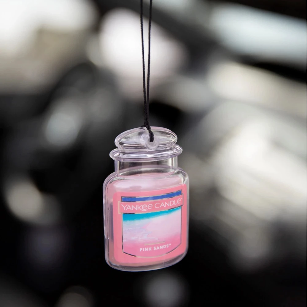 Yankee Candle automobilio kvapo žvakė „Ultimate Rožinė Sands“ 24 g