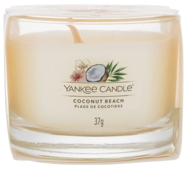 Yankee Candle Coconut Beach kvapioji žvakė, 37 g