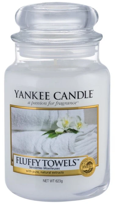 Yankee Candle Fluffy rankšluosčiai kvapioji žvakė unisex, 623 g