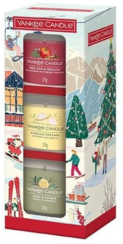 „Yankee Candle“ žvakės „Apres Ski Holiday Rinkinys“, 3 vnt., mini, świec