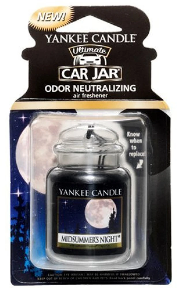 Yankee Candle Midsummer's Night Car Jar Ultimate oro gaiviklis automobiliui, 24 g