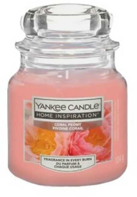 Yankee Candle Kvepianti žvakė Home Inspiration Small Coral Peony 104 g