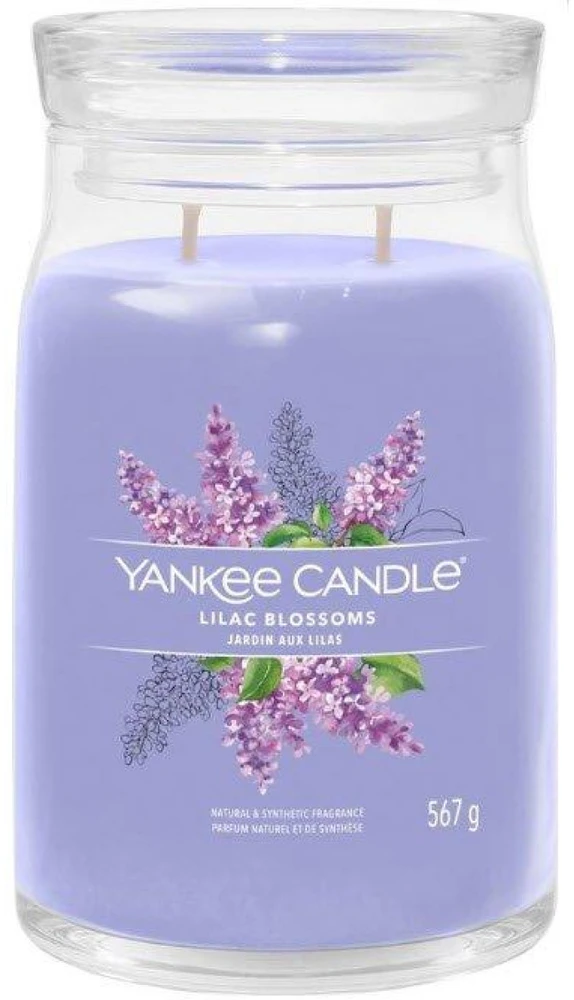 Yankee Candle Aromatinė žvakė Aromatinė žvakė Signature glass large Lilac Blossoms 567 g