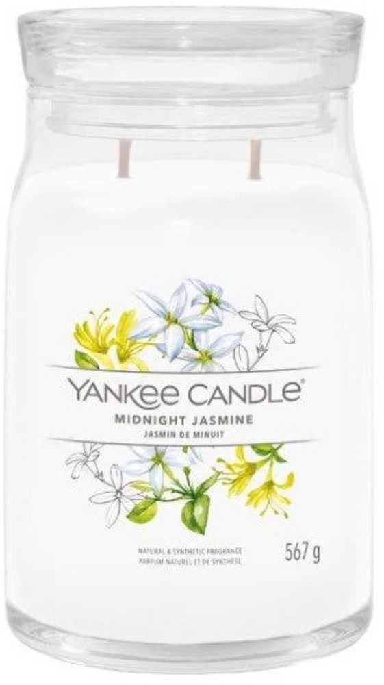 Yankee Candle Aromatinė žvakė Signature glass large Midnight Jasmine 567 g
