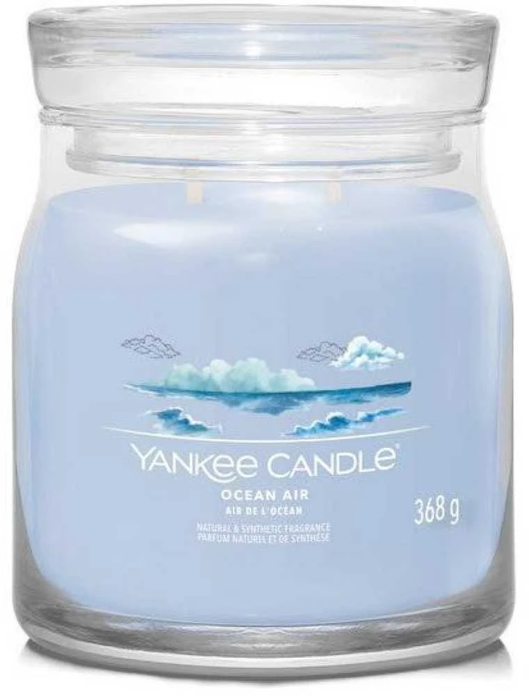 Yankee Candle Aromatinė žvakė Signature glass medium Ocean Air 368 g