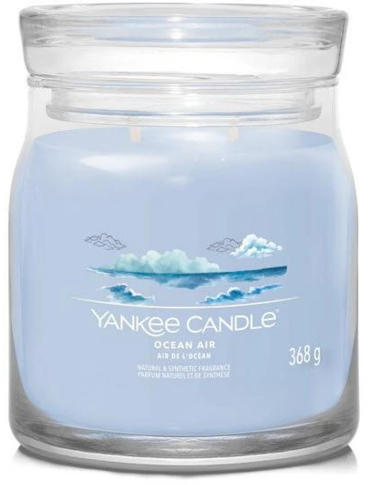 Yankee Candle Aromatinė žvakė Signature glass medium Ocean Air 368 g