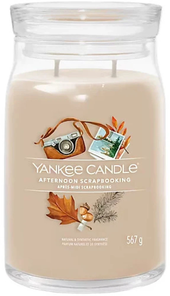 Yankee Candle Afternoon Scrapbooking kvepianti žvakė, 567 g