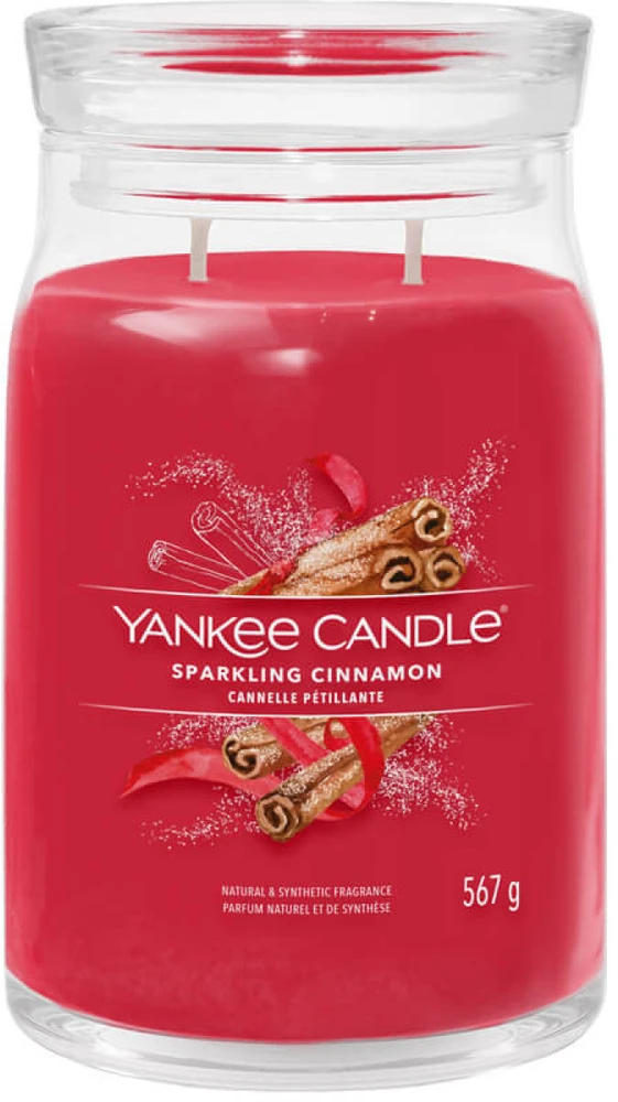 Yankee Candle Sparkling Cinnamon kvepianti žvakė, 567 g