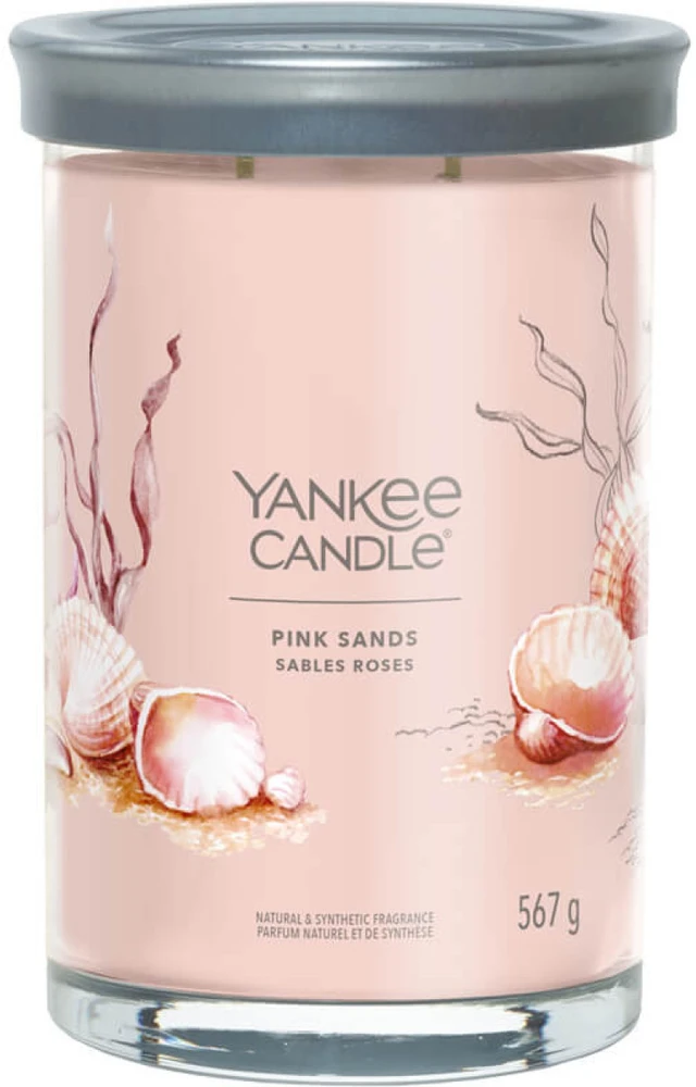 Yankee Candle Aromatinė žvakė Signature tumbler large Rožinė Sand 567 g