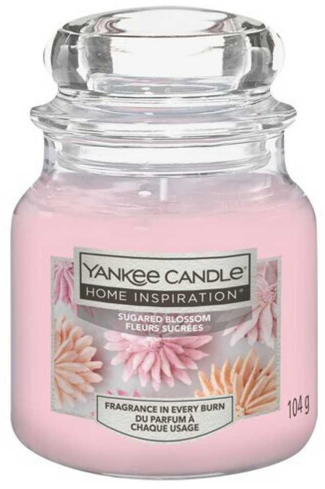 Yankee Candle kvapioji žvakė „Home Inspiration“ maža, cukruotų žiedų skonio, 104 g
