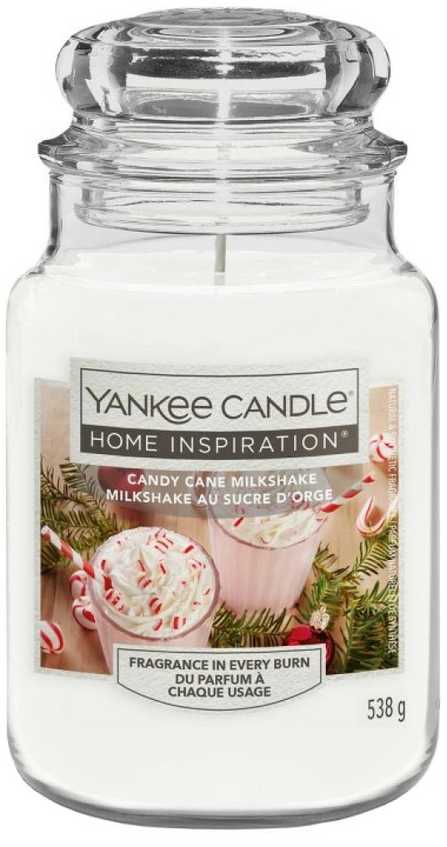 Yankee Candle kvepianti žvakė Home Inspiration didelis Candy Cane Milkshake 538 g