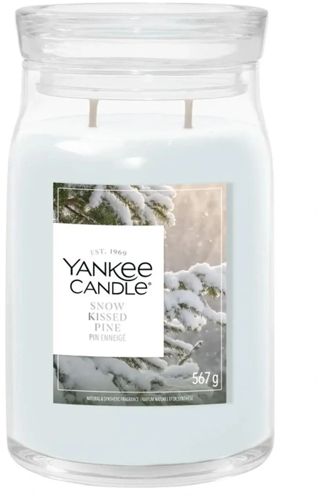 Yankee Candle Signature Snow kissed Pine Świeca Duża 567g