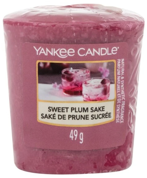 Yankee Candle Sweet Plum Sake Scented Candle kvapioji žvakė, 49 g