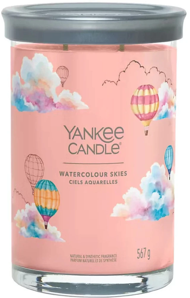 Yankee Candle Aromatinė žvakė Signature tumbler large Watercolor Skies 567 g