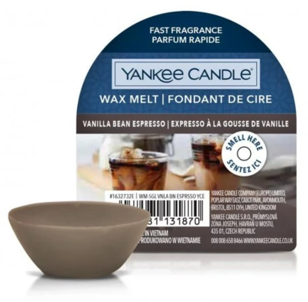 Yankee Candle Vanilla Bean Espresso aromatinis vaškas, 22 g