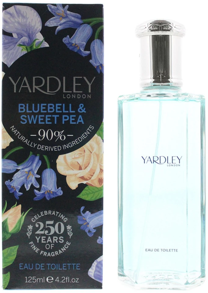 Yardley Bluebell and Sweetpea tualetinis vanduo moterims, 125 ml