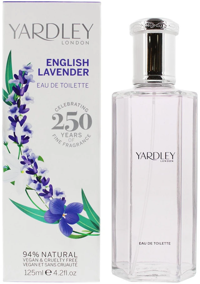 Yardley English Lavender EDT tualetinis vanduo moterims, 125 ml