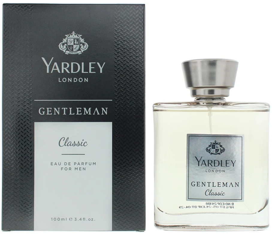 Yardley Gentleman Classic EDP parfumuotas vanduo vyrams, 100 ml
