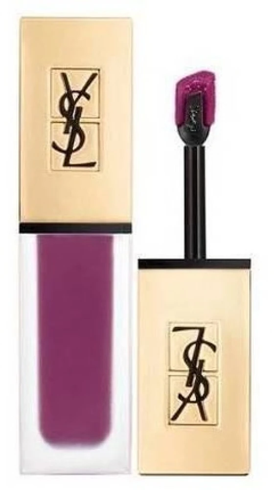 Yves Saint Laurent Tatouage Couture Matte Liquid Lipstick N4 Violetinė Identity, 6 ml