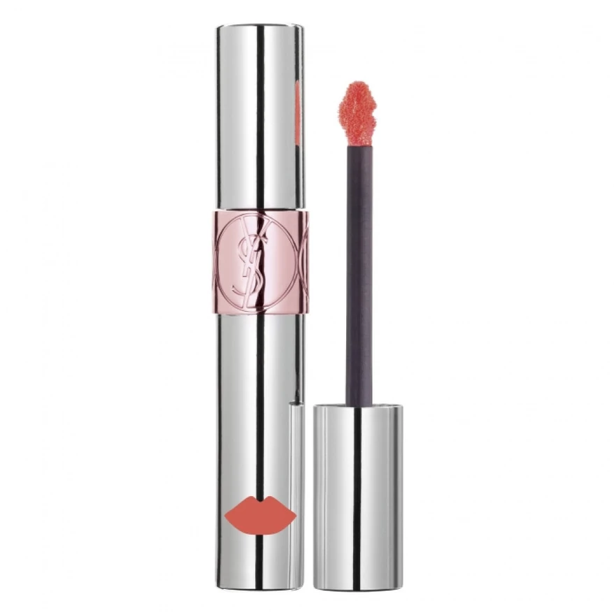 Yves Saint Laurent Volupte Liquid Colour Balm Lasting Care Lūpų balzamas 5 Watch Me Oranžinis, 6 ml