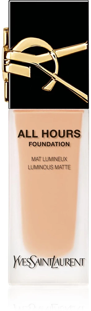 Yves Saint Laurent All Hours Luminous Matte Foundation SPF 39 makiažo pagrindas, atspalvis: LN8, 25 ml