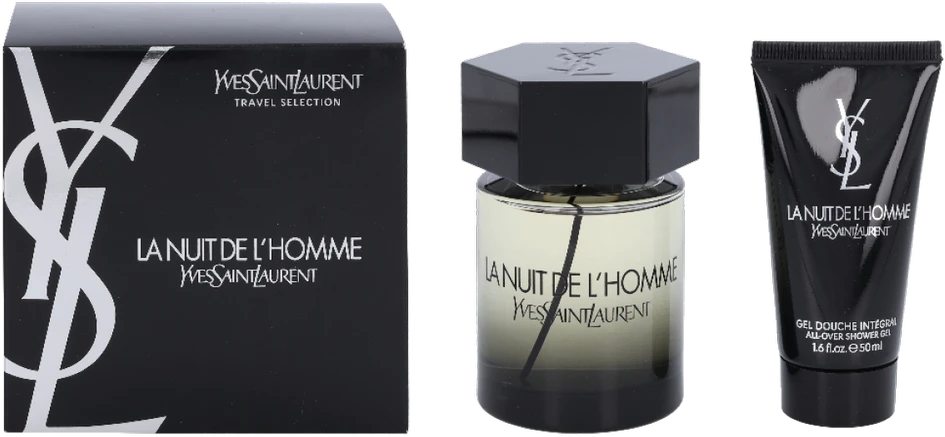 Yves Saint Laurent La Nuit De L'Homme rinkinys vyrams (100 ml EDT + 50 ml dušo gelis)
