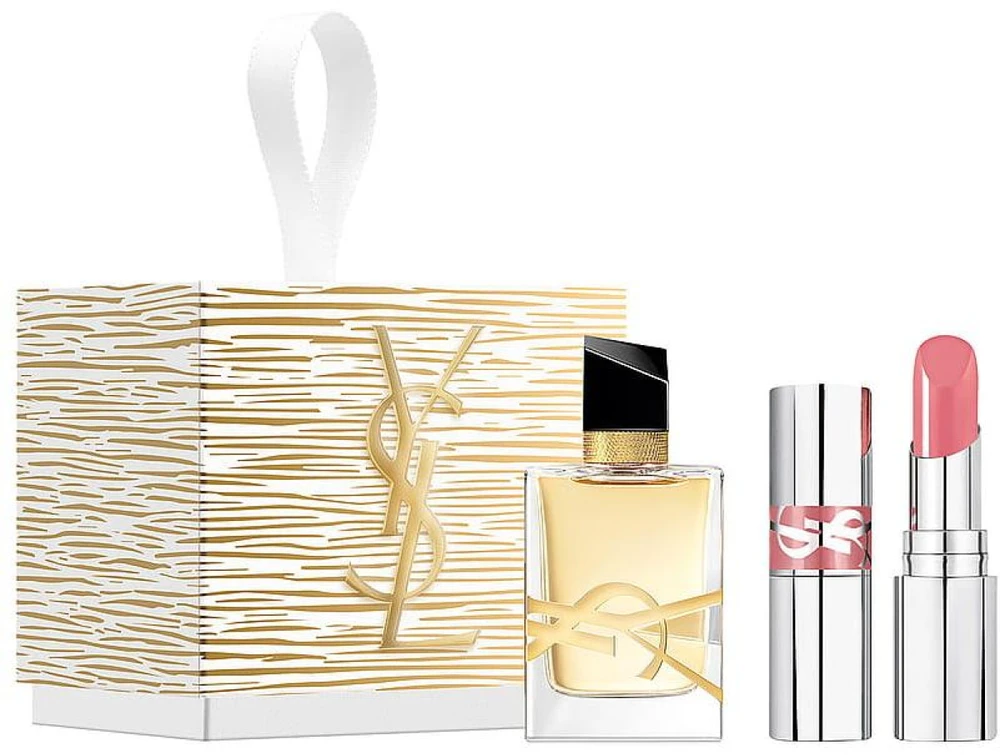 Yves Saint Laurent YSL Libre Giftset rinkinys moterims (EDP, 7.5 ml + Mini Ysl Loveshine lūpdažis, atspalvis: 44)