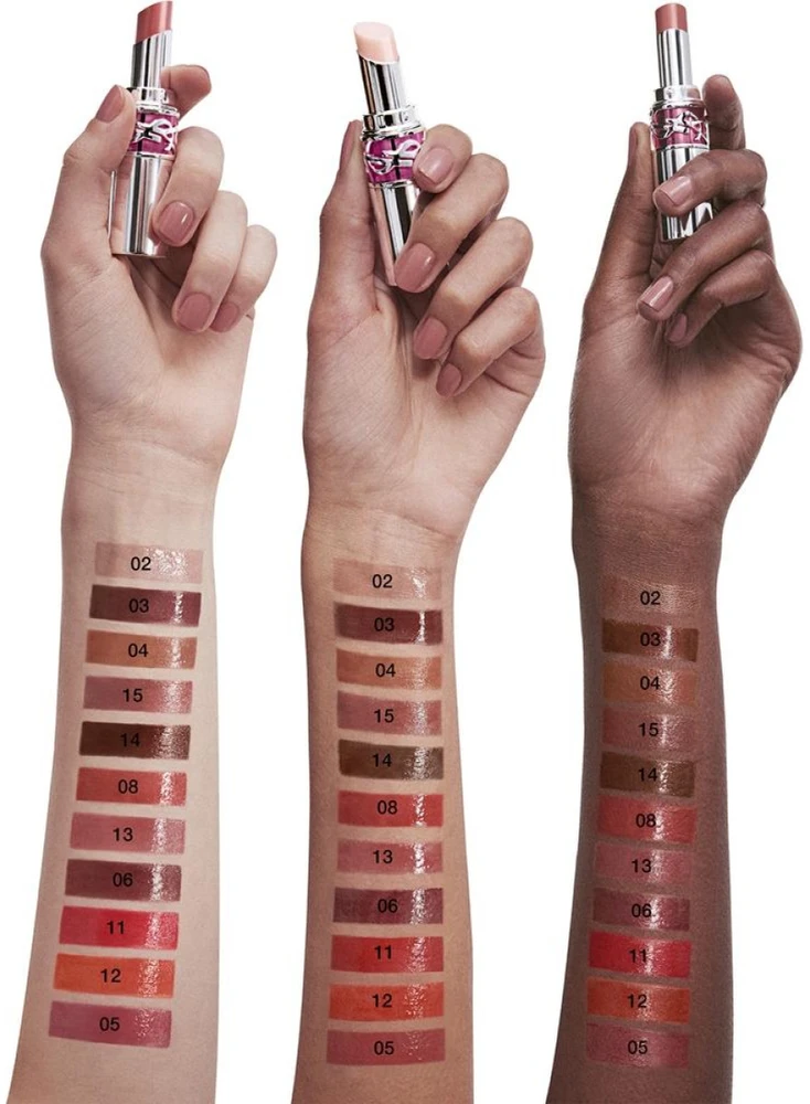 Yves Saint Laurent Candy Glaze Lip Gloss Stick Lūpų balzamas ir blizgis viename, 3.2 g | spalva: 5 Pink Satisfaction