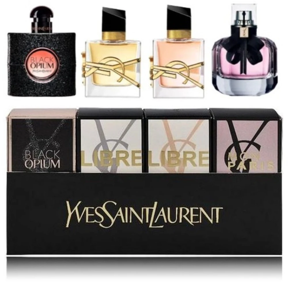 Yves Saint Laurent YSL Miniatures Set kvepalų miniatiūrų rinkinys moterims, 4 x 7.5 ml