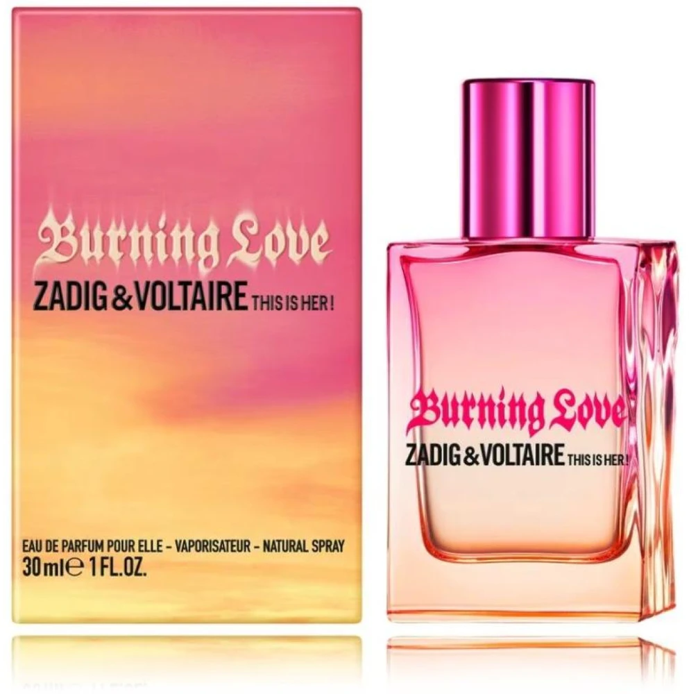 Zadig & Voltaire This Is Her! Burning Love EDP parfumuotas vanduo moterims, 30 ml